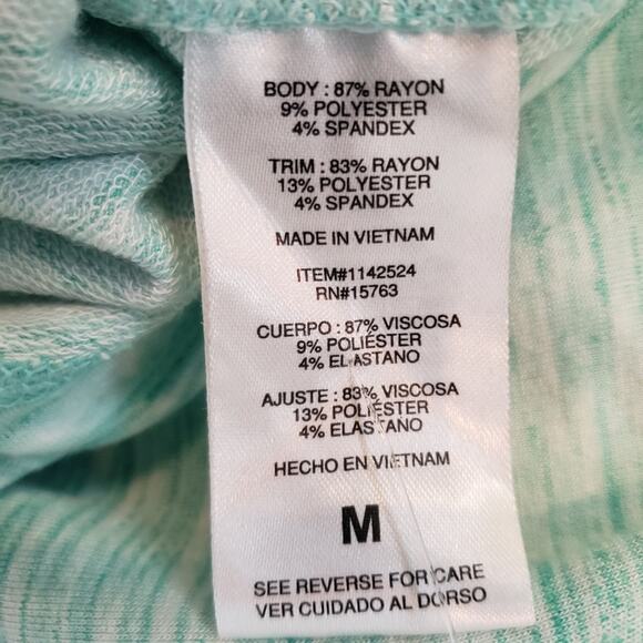 Champion Elite Top Women M Green Heathered Super Soft Long Sleeve Round Neck - Picture 7 of 7